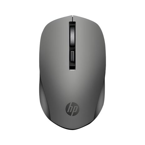 Беспроводная HP S1000 плюс молчание 2,4 ГГц с USB -приемником и тихими черными кнопками Беспроводная HP S1000 плюс молчание 2,4 ГГц с USB -приемником и тихими черными кнопками
