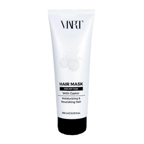 Відновлююча маска VIART Hair Mask with Castor Oil для зволоження і живлення сухого волосся, 250 мл
