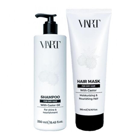 Набор VIART DUO with Castor Oil шампунь и маска для увлажнения и питания сухих волос, 250/200 мл Набор VIART DUO with Castor Oil шампунь и маска для увлажнения и питания сухих волос, 250/200 мл