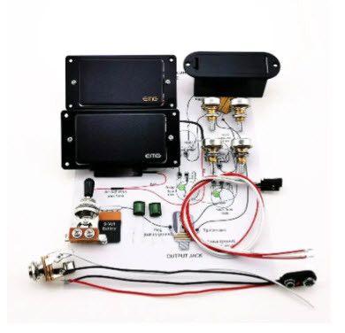 Активныйе хамбакеры EMG 81/85 для электрогитары комплект Китай