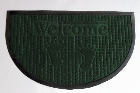 Килимок вхідний напівкруглий з бортом 45x75 см 620245x75/13