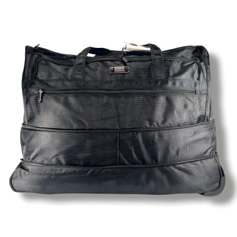 Стильная сумка на колесах, черная, 130 л