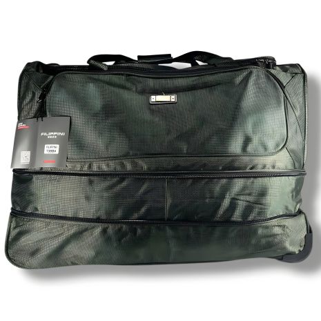 Сумка дорожня на колесах, 130 л, зелена