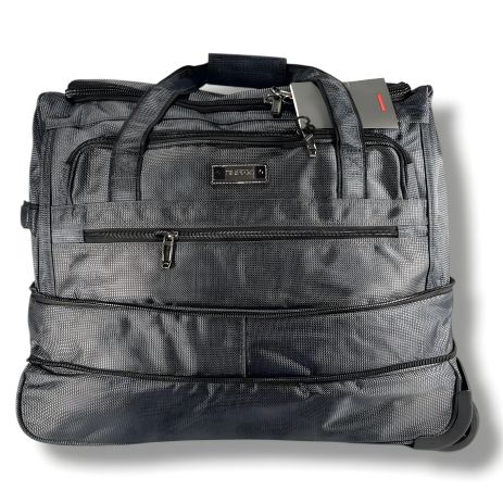 Сіра сумка на колесах, вмістка, 75 л