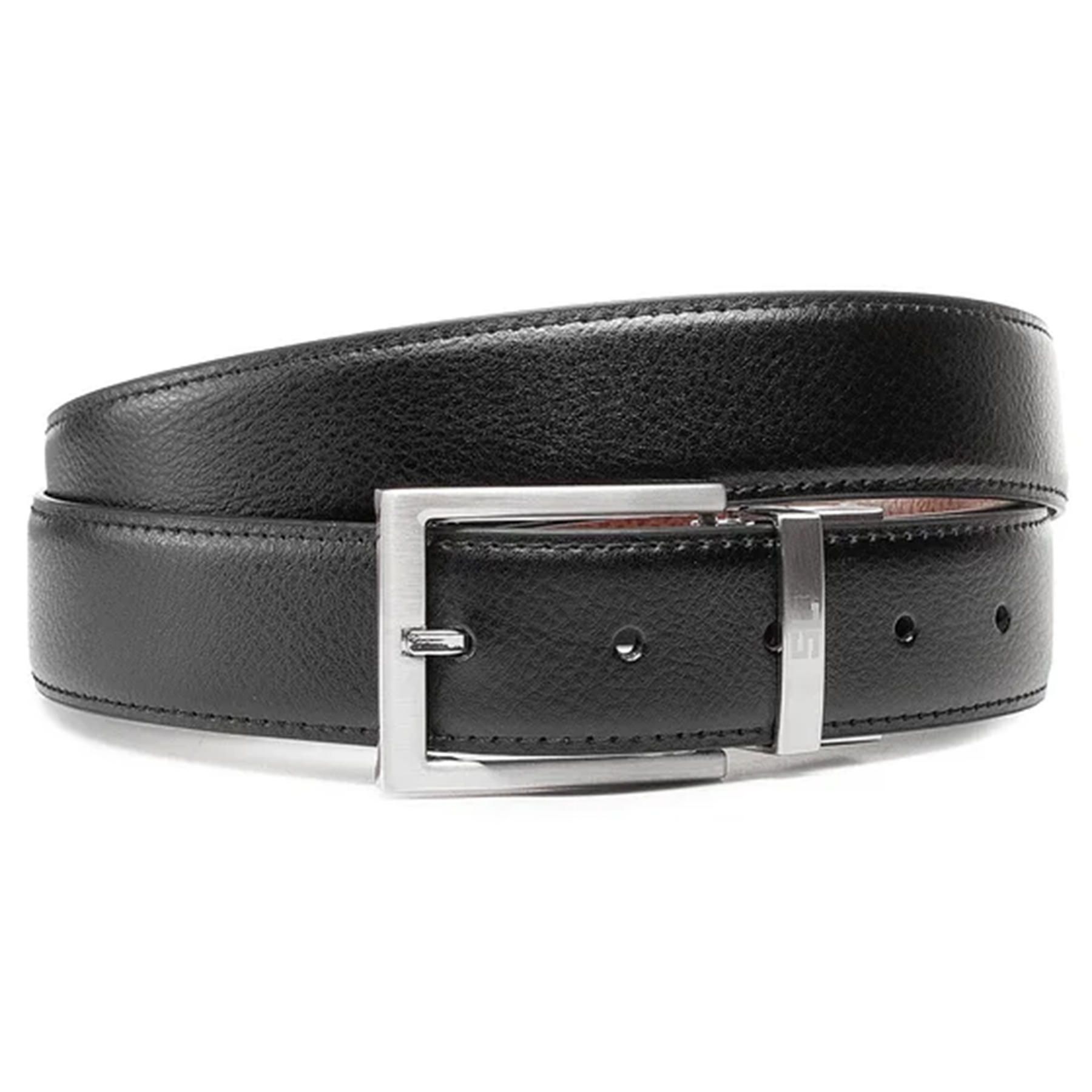 Ремінь чоловічий шкіряний Semi Line Black/Brown (P8231-0 M) Ремінь чоловічий шкіряний Semi Line Black/Brown (P8231-0 M)
