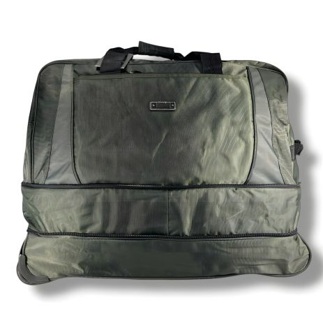 Сумка дорожня на колесах велика, 140 л, зелена