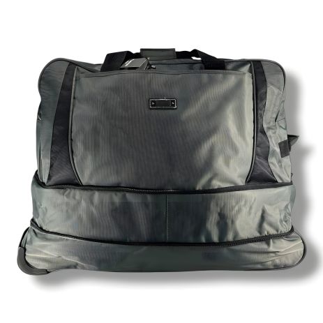 Дорожня сумка велика на колесах, 140 л, сіра
