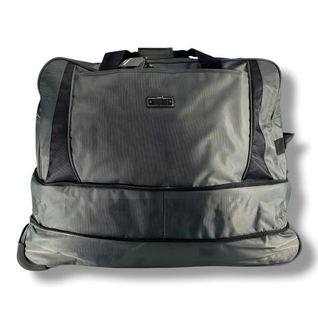 Дорожня сумка велика на колесах, 140 л, сіра