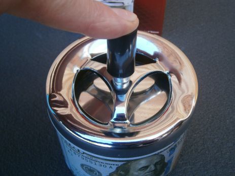 Попільничка бездимна металева Ashtray "П'ятдесят доларів США"
