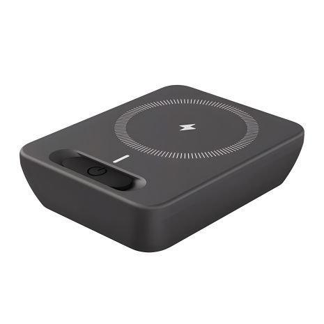 Потужний повербанк 6400 мАг/3,7 В з бездротовою зарядкою 15 Вт для зарядних станцій WT-7011/7012/7013, STORM INTERTOOL WT-7010