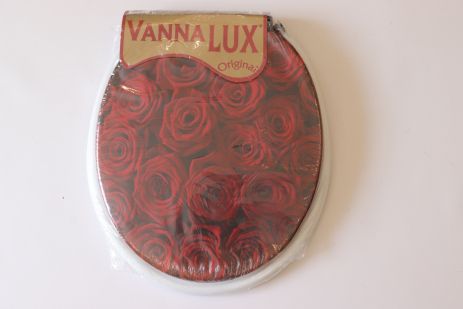 Кришка- сидіння для унітазу м'яка Vanna Lux Туреччина біла w504-14