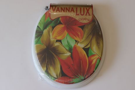 Кришка- сидіння для унітазу м'яка Vanna Lux Туреччина біла w504-5