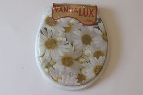 Кришка- сидіння для унітазу м'яка Vanna Lux Туреччина біла w504-13