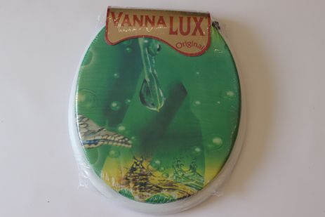 Кришка- сидіння для унітазу м'яка Vanna Lux Туреччина біла w504-17