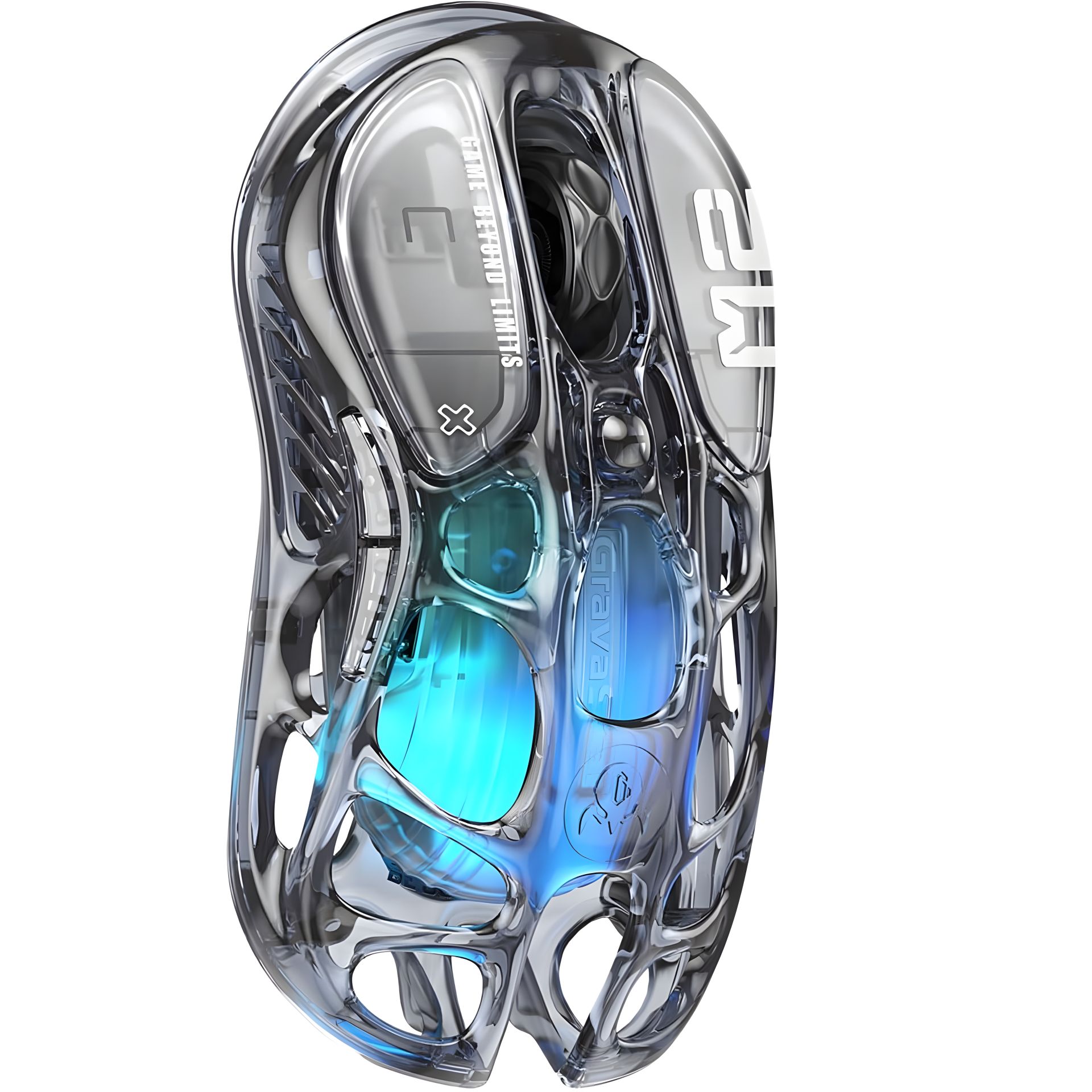 Gravastar Mercury M2 игровая мышь - прозрачная черная, (gravastarm2_xtal_blk) Gravastar Mercury M2 игровая мышь - прозрачная черная, (gravastarm2_xtal_blk)