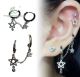 Шикарний кафф на вухо із зірками зірка Star Earcuff
