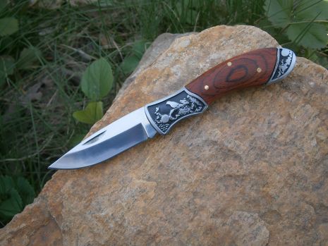 Складаний кишеньковий ніж Mini Goldfinch "Щиглик" D-101 в чохлі / 16,5 см