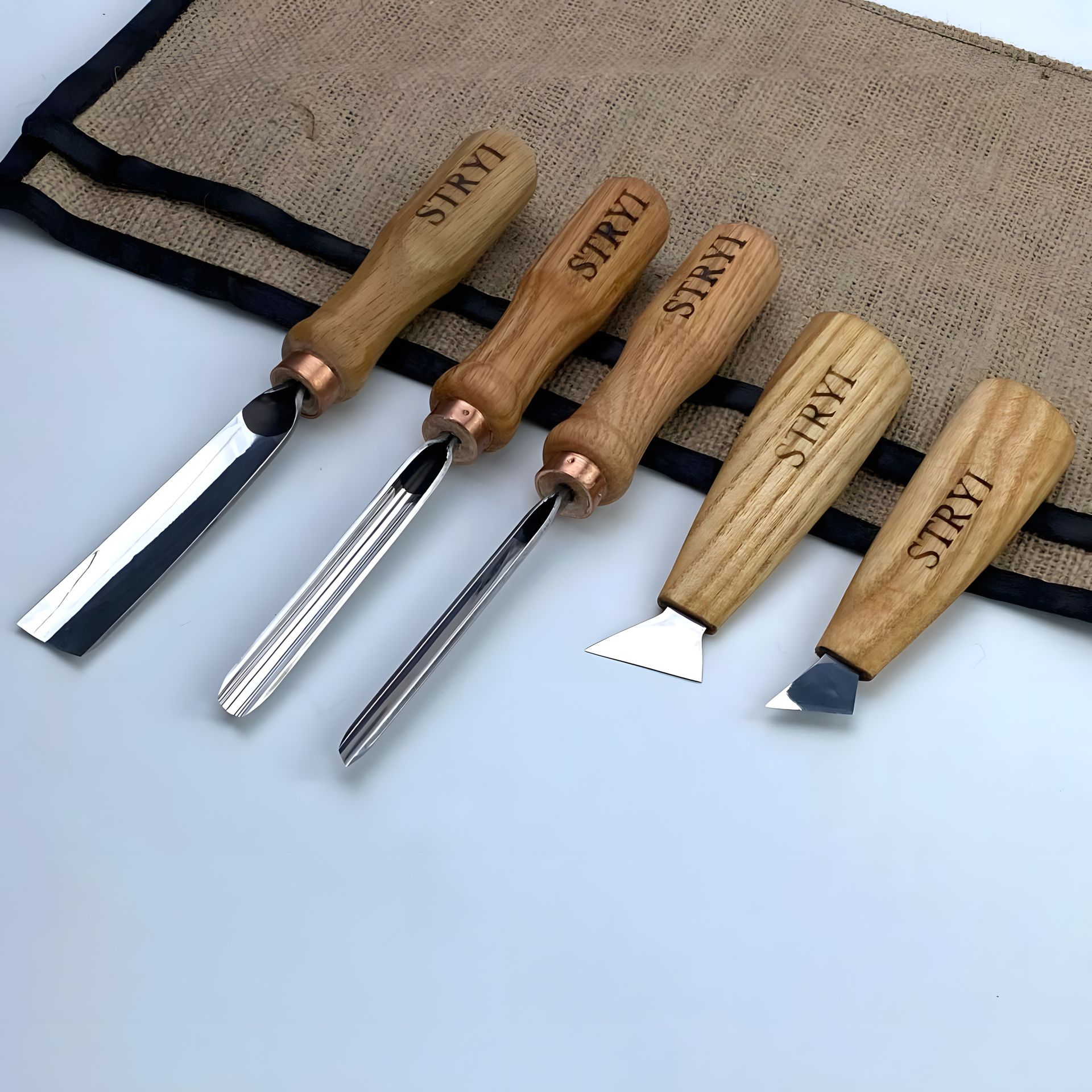 Стамески набор STRYI Start для начинающих резчиков Стамески набор STRYI Start для начинающих резчиков