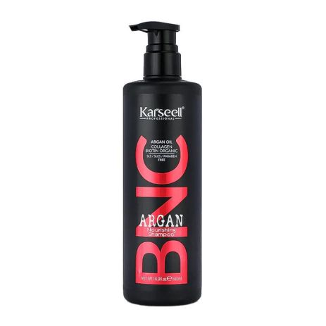 Питательный шампунь Karseell BNC Argan Nourishing Shampoo для сухих и поврежденных волос, 500 мл Питательный шампунь Karseell BNC Argan Nourishing Shampoo для сухих и поврежденных волос, 500 мл