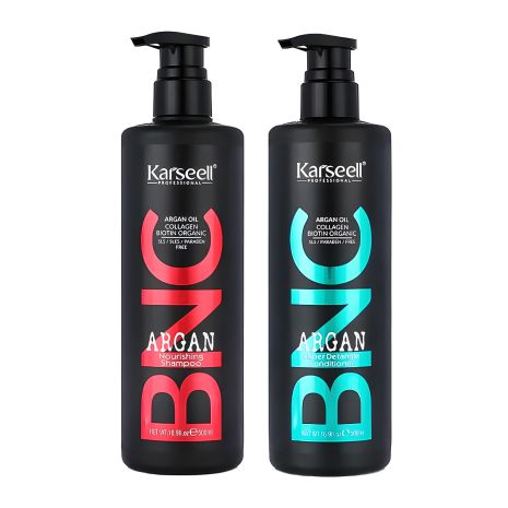 Набір Karseell BNC Argan Nourishing DUO: шампунь і кондиціонер для сухого і пошкодженого волосся, по 500 мл Набір Karseell BNC Argan Nourishing DUO: шампунь і кондиціонер для сухого і пошкодженого волосся, по 500 мл