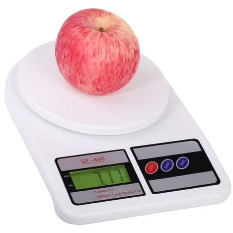 Весы кухонные UChef SF-400, электронные весы для кухни до 7 кг, Белые