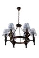 Классическая люстра Sirius YG 18194-5P с 5 плафонами
