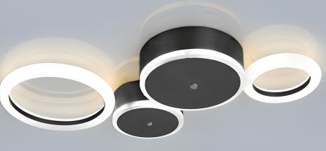 Акриловая светодиодная люстра Sirius N 3834 BK