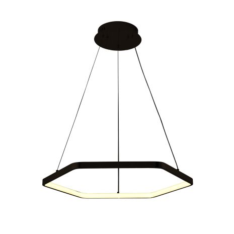 Люстра підвісна світлодіодна Sirius LCD3024 BK чорна