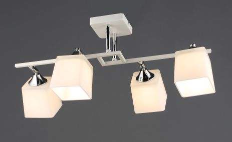 Потолочная люстра VALESO B N6646/4 WT+CR с 4 плафонами