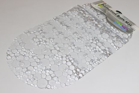Килимок на присосках у ванну 65*33 см силіконовий NewBulb 1225/clear