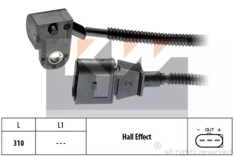 Датчик фаз, положення распредвала CHRYSLER SEBRING, DODGE JOURNEY, JEEP PATRIOT, KW (453456)