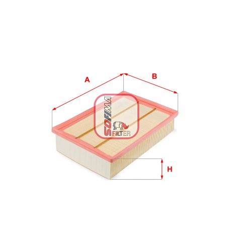 Повітряний фільтр для VOLVO C30, MAZDA 3, FORD FOCUS, SOFIMA (S3246A)