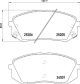 Комплект тормозных колодок KIA XCEED, HYUNDAI KONA, HYUNDAI TUCSON, BREMBO (P30093)