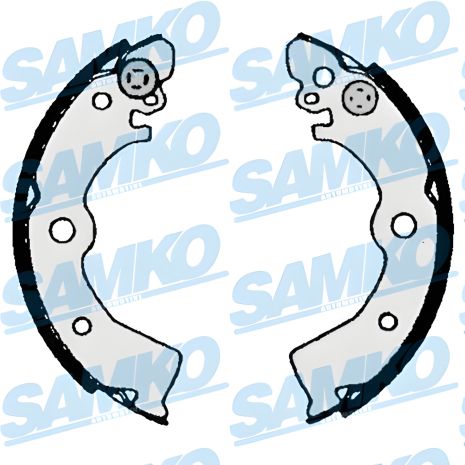 Гальмівних колодок комплект NISSAN SUNNY, NISSAN 200, NISSAN ALMERA, SAMKO (87030)