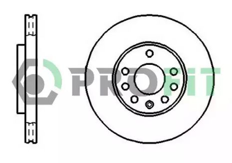 Диск гальмівний OPEL ZAFIRA, OPEL ASTRA, OPEL MERIVA, PROFIT (50101042)