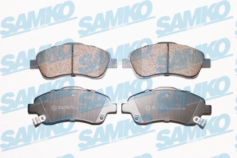 Комплект гальмівних колодок TOYOTA COROLLA, TOYOTA AVENSIS, SAMKO (5SP1114)