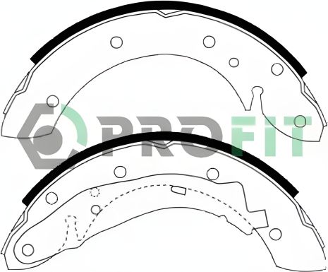 Комплект гальмівних колодок RENAULT ESPACE, CITROËN XSARA, PEUGEOT PARTNER, PROFIT (50010567) Комплект гальмівних колодок RENAULT ESPACE, CITROËN XSARA, PEUGEOT PARTNER, PROFIT (50010567)