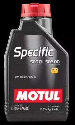 Олива моторна синтетична Motul Specific 505 01 502 00 505 00 SAE 5W40, 1л, MOTUL (101573)