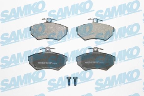 Комплект гальмівних колодок VW CADDY, SEAT CORDOBA, SEAT AROSA, SAMKO (5SP718)