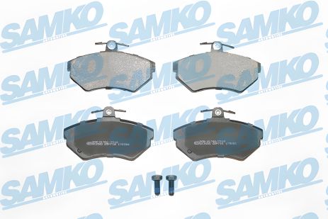 Комплект тормозных колодок для VW Caddy, Seat Cordoba и Seat Arosa от SAMKO (5SP718) Комплект тормозных колодок для VW Caddy, Seat Cordoba и Seat Arosa от SAMKO (5SP718)