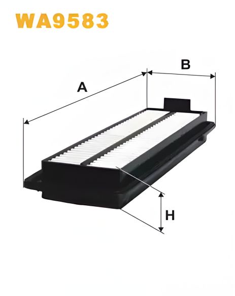 Воздушный фильтр для HONDA ACCORD, WIX FILTERS (WA9583) Воздушный фильтр для HONDA ACCORD, WIX FILTERS (WA9583)