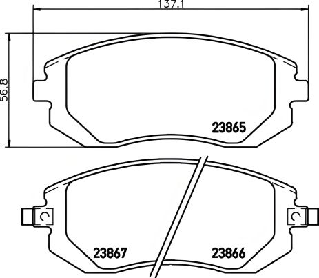 Комплект гальмівних колодок CHEVROLET FORESTER, SUBARU IMPREZA, SUBARU OUTBACK, NISSHINBO (NP7001) Комплект гальмівних колодок CHEVROLET FORESTER, SUBARU IMPREZA, SUBARU OUTBACK, NISSHINBO (NP7001)