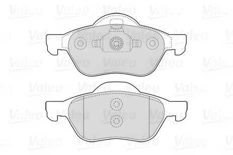 Гальмівні колодки комплект RENAULT ESPACE, VEL, LAGUNA, VALEO (301471)