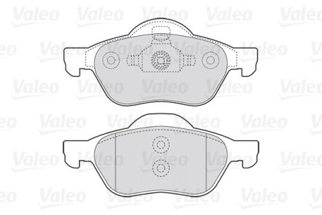 Комплект гальмівних колодок RENAULT ESPACE, RENAULT VEL, RENAULT LAGUNA, VALEO (301471)