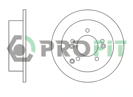 Диск тормозной KIA MAGENTIS, HYUNDAI SONATA, HYUNDAI TUCSON, PROFIT (50101447)
