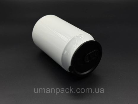 Банка для сублімації, білого кольору 13,5х7,5 см.