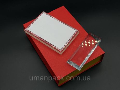 Приз зі скла 15х10см