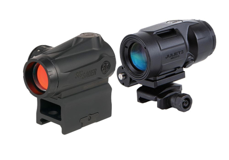 Коллиматорный прицел SigSauer Romeo MSR Gen2 RedDot с увеличителем Juliet3-Micro 1-3X SORJMSR101