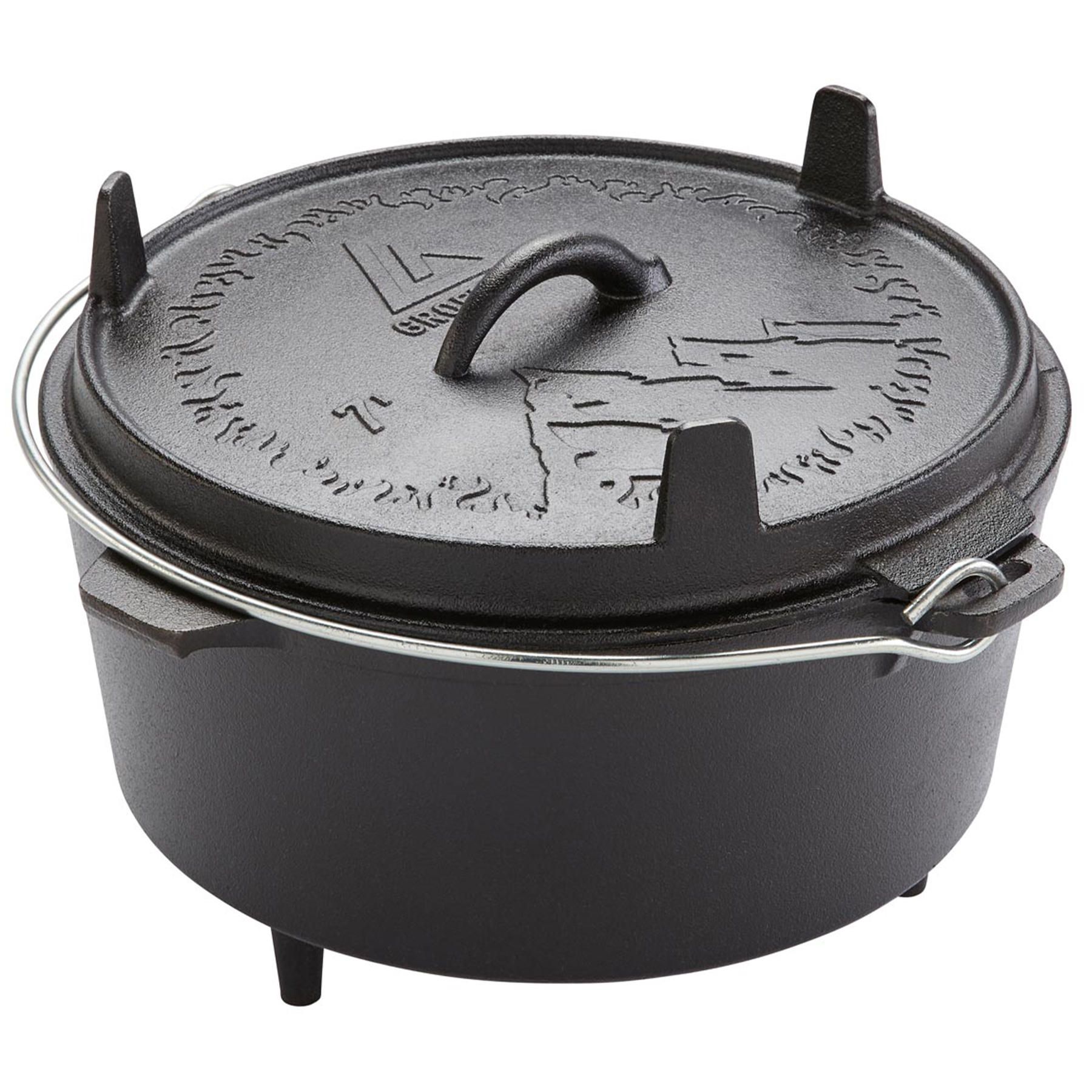 Казан з кришкою Groenberg Askja Pot 30 cm / 7 L Black (266017) Казан з кришкою Groenberg Askja Pot 30 cm / 7 L Black (266017)