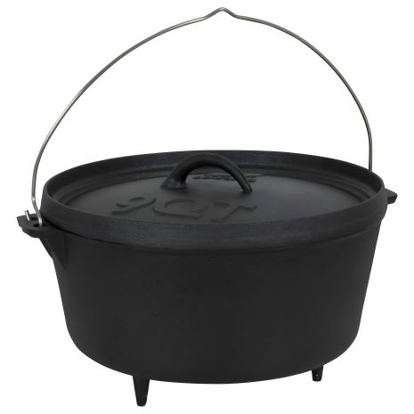 Dutch Oven Казан з кришкою Bo-Camp Cast Iron 31 cm / 7.1 L Black (2122415)